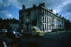 Upper Parliament Street, Liverpool after the July 1981 Riots, a scan of an old slide