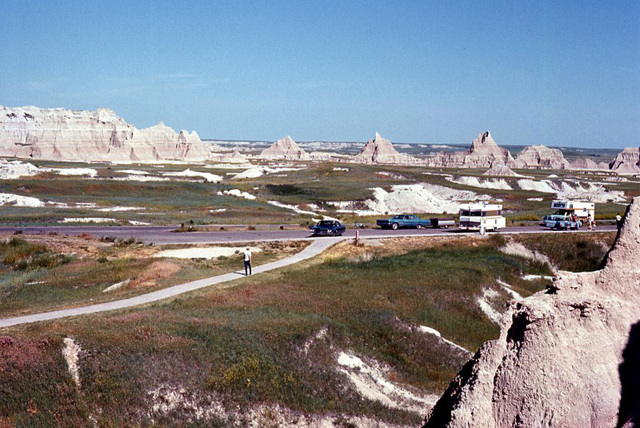 Scenic Landscape in the Badlands