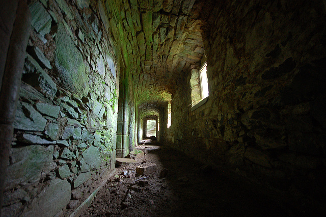 Kenmure Castle, New Galloway, Dumfries and Galloway (Abandoned c1958)