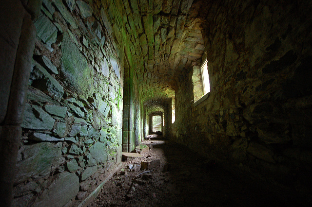 Kenmure Castle, New Galloway, Dumfries and Galloway (Abandoned c1958)