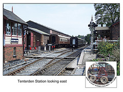 KESR Tenterden Station looking east - 21.7.2006