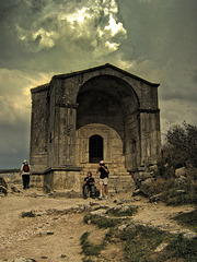 Storm over Chufut Kale, Crimea (Fake HDR)