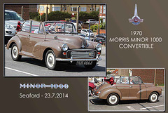 1970 Morris Minor 1000 -  Seaford - 23.7.2014