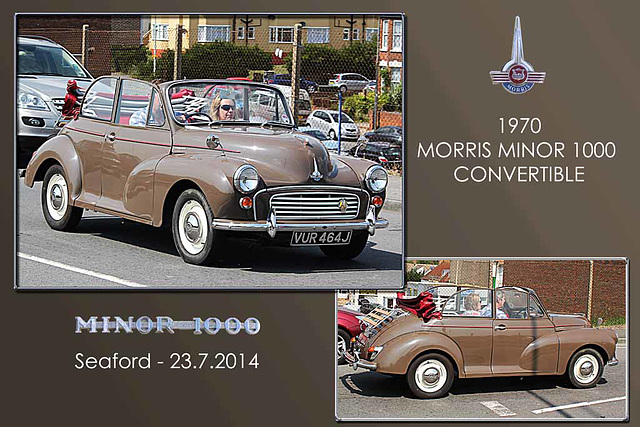 1970 Morris Minor 1000 -  Seaford - 23.7.2014