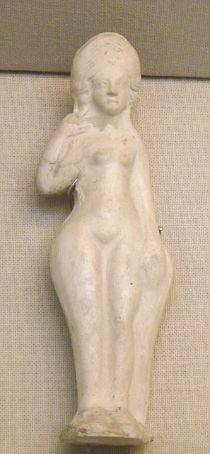 Terracotta Figure of Venus in the British Museum, April 2013