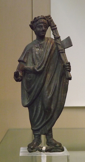 Bronze Figure of a Lictor in the British Museum, May 2014