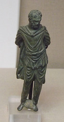 Bronze Statuette of a Gaulish Prisoner in the British Museum, April 2013