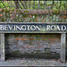 Bevington Road sign