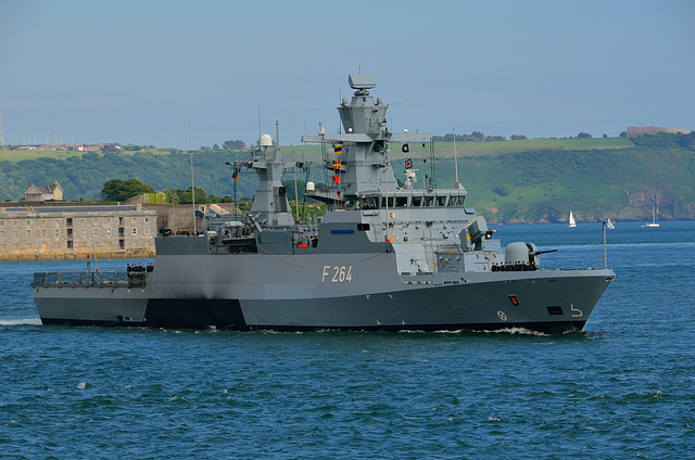 FGS LUDWIGSHAFEN entering Devonport