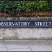 Observatory Street street sign