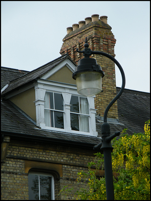 old question mark lamp post