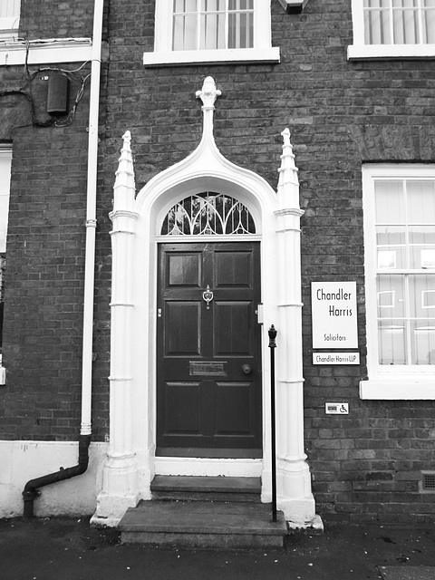 Byrom St., Gothic doorway.