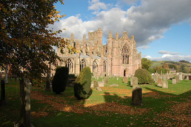 Melrose Abbey, Borders, Scotland