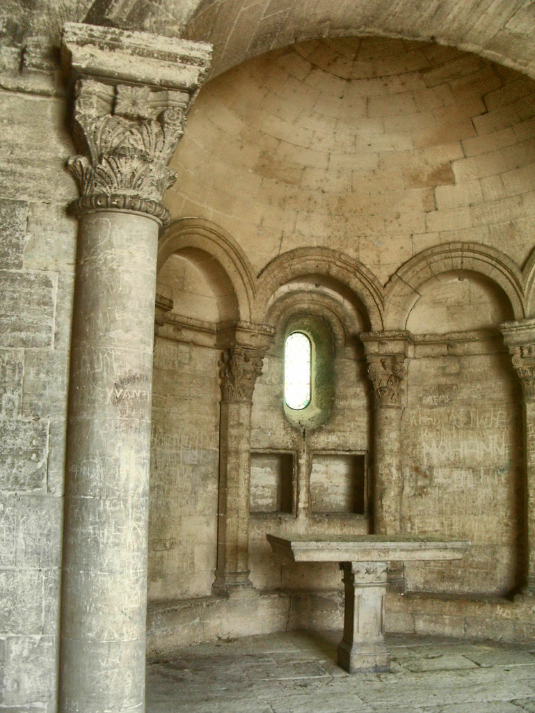 Medieval Chapel on bridge at Avignon