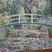 Detail of Water Lilies and Japanese Bridge by Monet in the Princeton University Art Museum, July 2011