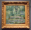 Water Lilies and Japanese Bridge by Monet in the Princeton University Art Museum, July 2011
