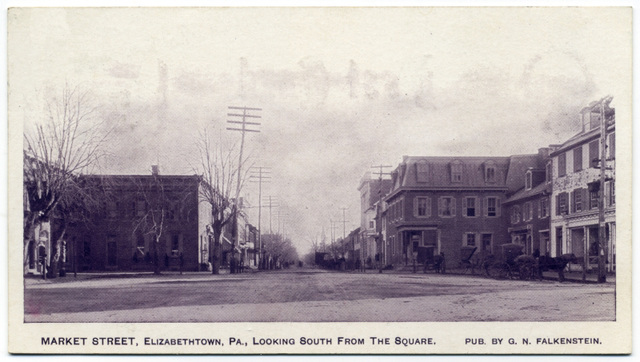 Market Street, Elizabethtown, Pa., Looking South from the Square