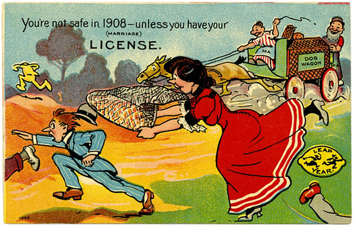 You're Not Safe During Leap Year in 1908—Unless You Have Your License