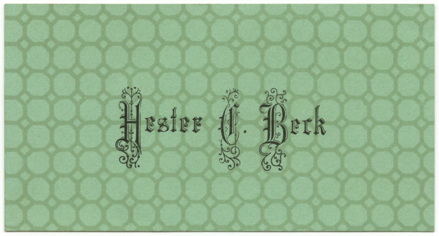 Hester C. Beck