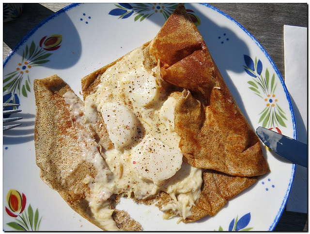 Crêperie ... Crêpe aux Coquille de Saint-Jacques