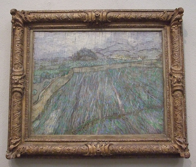 Rain by Van Gogh in the Philadelphia Museum of Art, January 2012