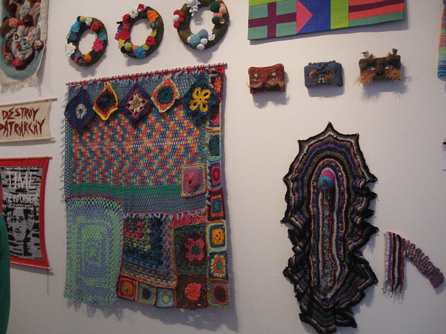 Yarnbombing LA at Good Luck Gallery, 7/14