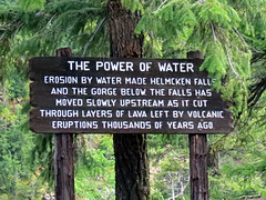 Water info sign