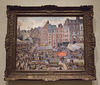 Fair on a Sunday Afternoon, Dieppe by Pissarro in the Philadelphia Museum of Art, January 2012