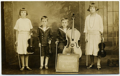 Youngest String Quartet in the World, 1924