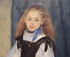 Detail of the Portrait of Mademoiselle Legrand by Renoir in the Philadelphia Museum of Art, January 2012