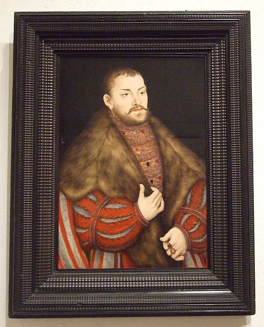 Portrait of Joachim II, Elector of Brandenburg Attributed to Cranach in the Philadelphia Museum of Art, January 2012