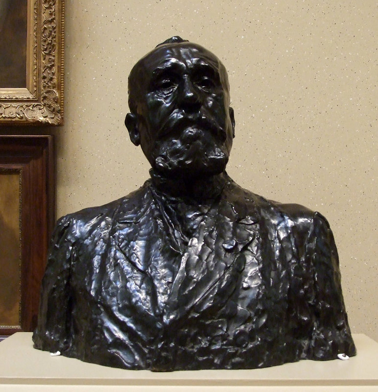 Pierre Puvis da Chavannes by Rodin in the Metropolitan Museum of Art, May 2012