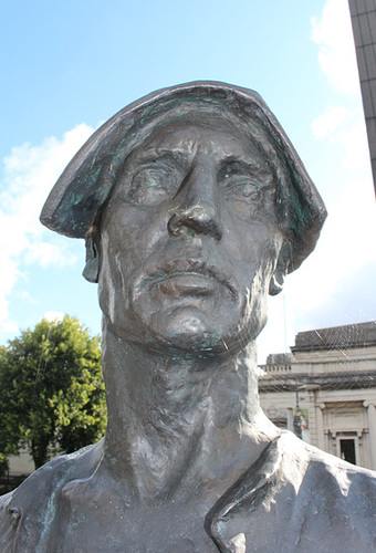 Detail of Leverhume Memorial by Sir William Reid Dick, Port Sunlight, Wirral