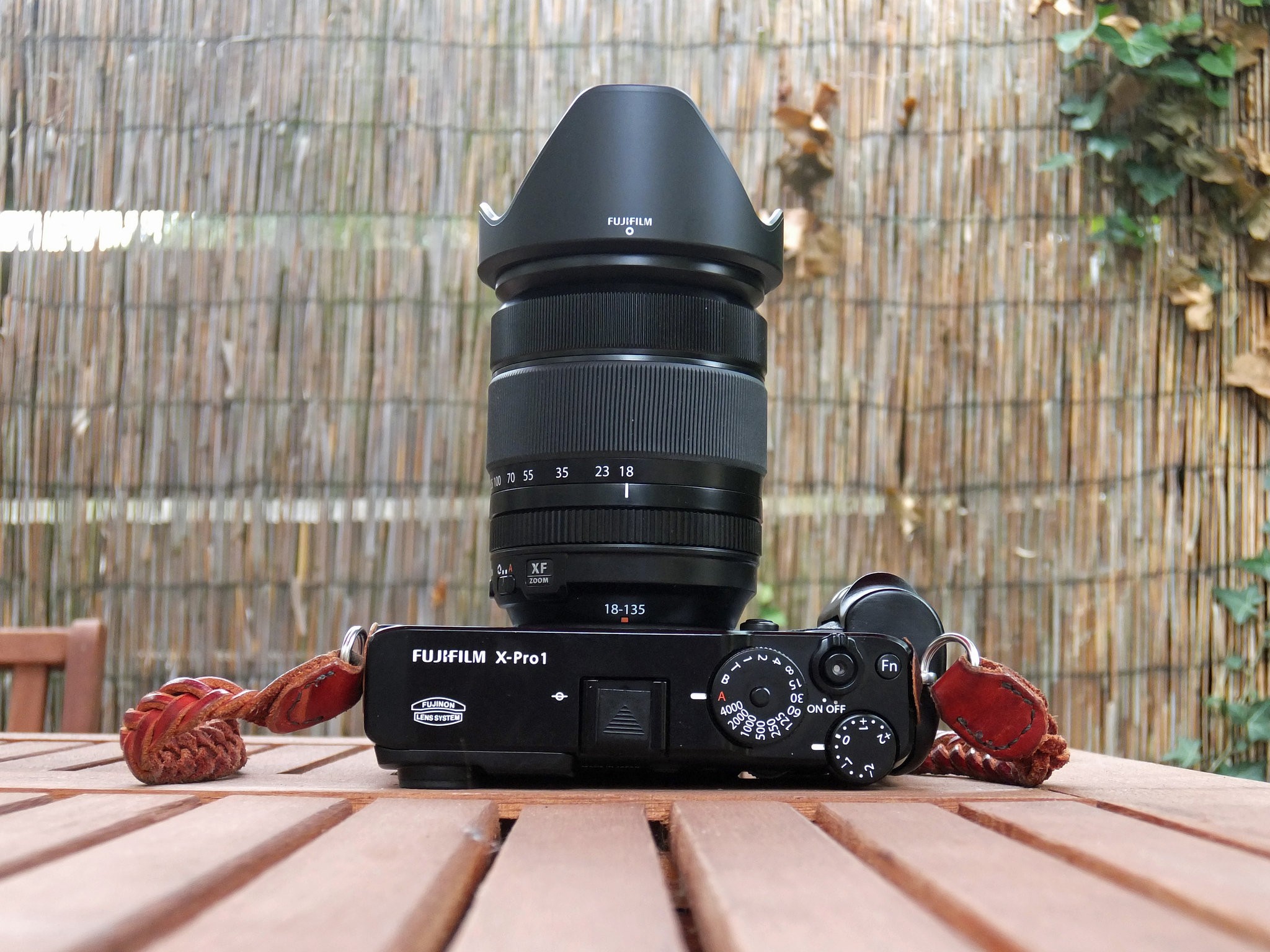 Fujifilm XF 18-135 fits on an X-Pro1 2