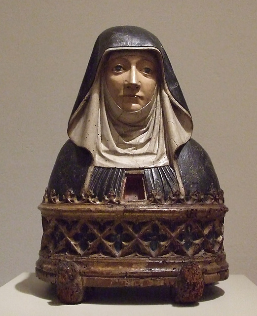 Reliquary Bust of a Benedictine Nun in the Philadelphia Museum of Art, January 2012