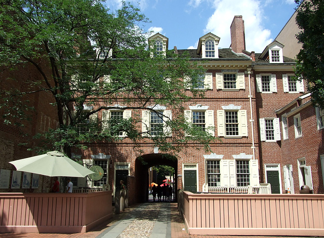 Franklin Court in Philadelphia, August 2009