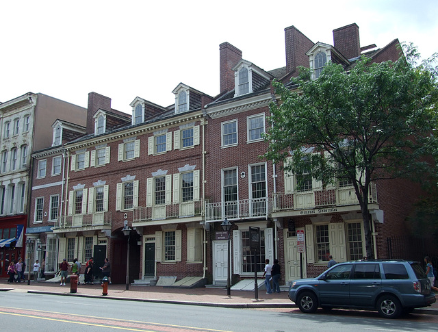 Franklin Court in Philadelphia, August 2009