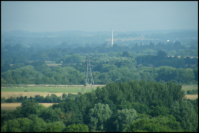 chimney in the landscape