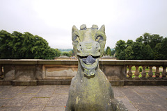 Entrance to Bowes Museum, Barnard Castle, County Durham