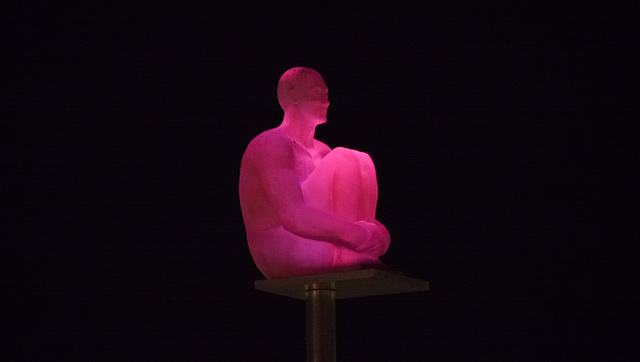 Illuminated Figure in  Nice