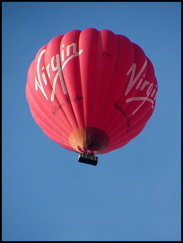 Virgin balloon ride