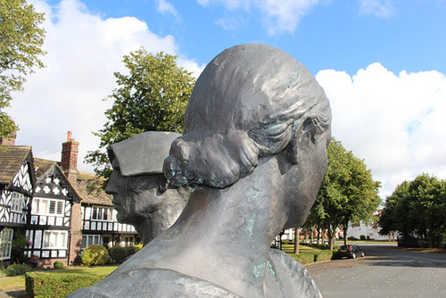 Detail of Leverhume Memorial by Sir William Reid Dick, Port Sunlight, Wirral