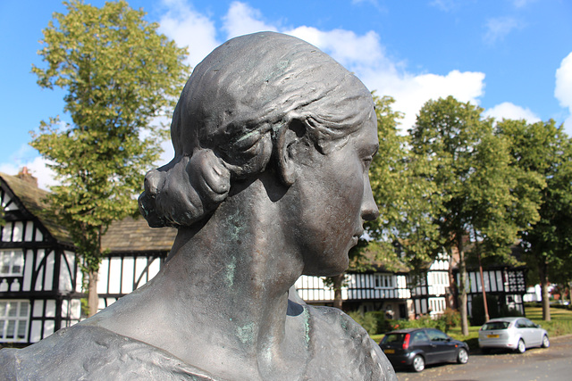 Detail of Leverhume Memorial by Sir William Reid Dick, Port Sunlight, Wirral