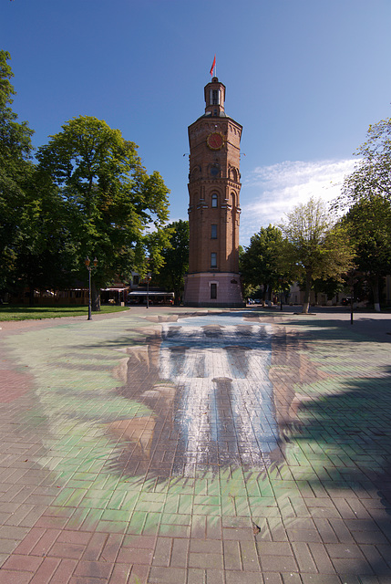 Der alte Wasserturm von Winnyzja