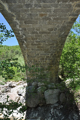 pont sur des rochers mous, Castellane