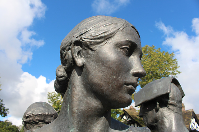 Detail of Leverhume Memorial by Sir William Reid Dick, Port Sunlight, Wirral