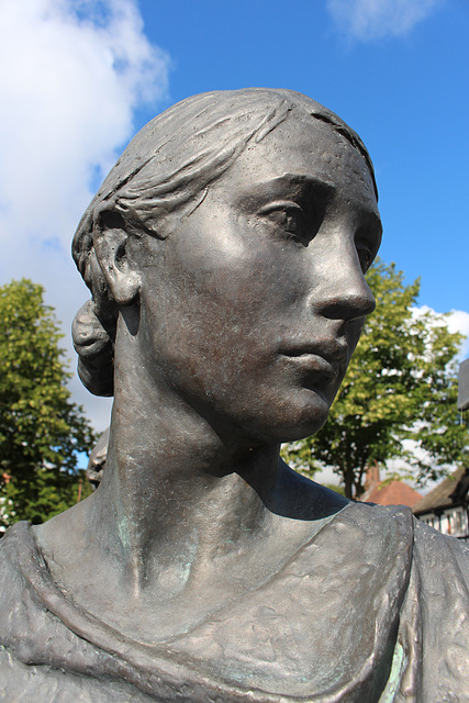 Detail of Leverhume Memorial by Sir William Reid Dick, Port Sunlight, Wirral