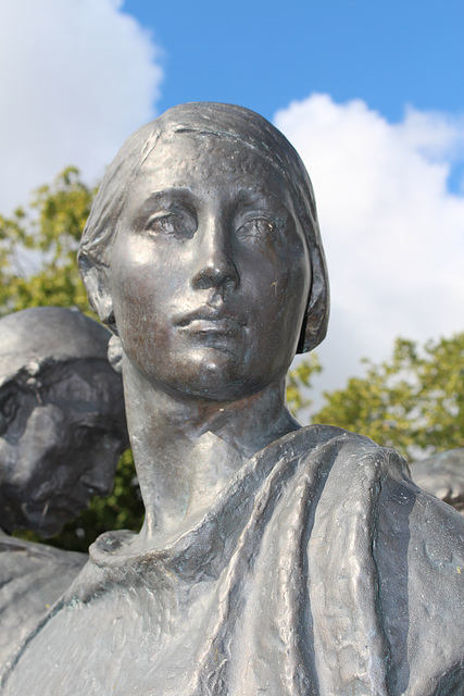 Detail of Leverhume Memorial by Sir William Reid Dick, Port Sunlight, Wirral