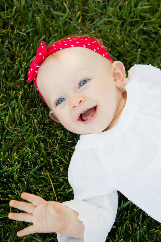 Happy Blue-eyed Girl