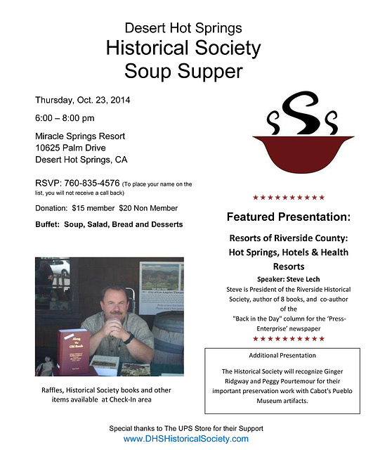 Soup Supper Oct 2014